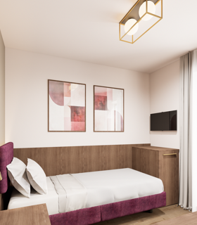 Camera singola Cosy all’Hotel Chasca