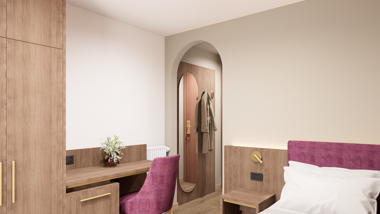 Camera singola Cosy all’Hotel Chasca